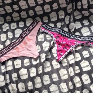 VS pink thongs